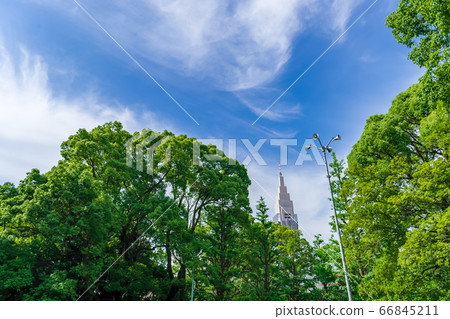 View of Tokyo from Yoyogi, Shibuya-ku, Tokyo 66845211