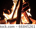 Bonfire flame　 66845261