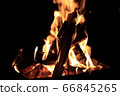 Bonfire flame　 66845265