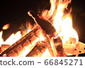 Bonfire flame　 66845271