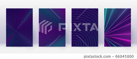 Art business card. Abstract lines modern brochure Art business card. Abstract lines modern brochure 66845800