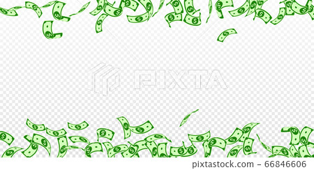 American dollar notes falling. Floating USD bills American dollar notes falling. Floating USD bills 66846606
