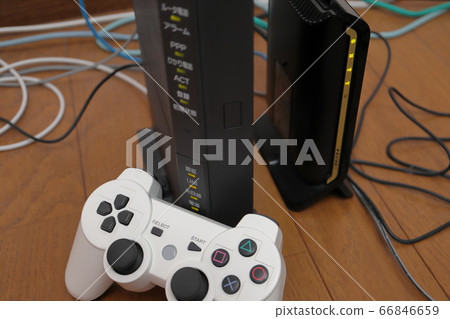 Game console controller Modem image Router image ONU image Game console controller Modem image Router image ONU image 66846659