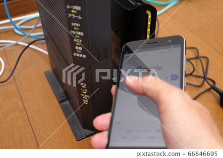 智能手機調製解調器圖像路由器圖像ONU圖像 66846695
