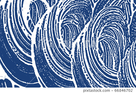 Grunge texture. Distress indigo rough trace. Encha Grunge texture. Distress indigo rough trace. Encha 66846702