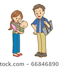 Baby illustration of a hug string 66846890