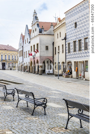 Olad town Slavonice in Czech Republic 66847300