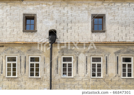 Olad town Slavonice in Czech Republic 66847301