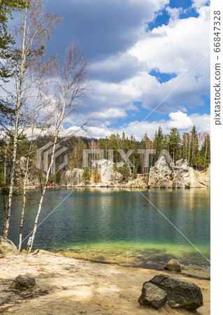 Adrspach lake, Teplice Adrspach Rocks, Eastern Adrspach lake, Teplice Adrspach Rocks, Eastern 66847328