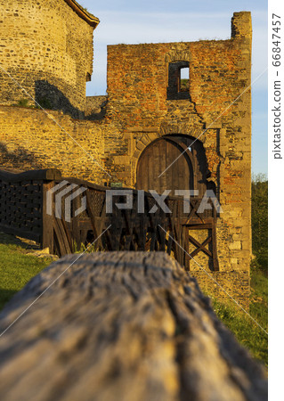 Ruins of Krakovec castle in Central Bohemia, Czech Ruins of Krakovec castle in Central Bohemia, Czech 66847457