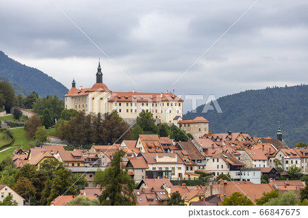 Skofja Loka castle and town in Slovenia Skofja Loka castle and town in Slovenia 66847675