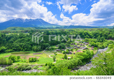 Mt. Ontake from the Yanamata observatory Mt. Ontake from the Yanamata observatory 66848049