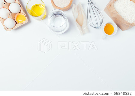 Food ingredients for baking homemade bread Food ingredients for baking homemade bread 66848522