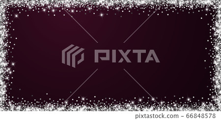 Sparkling silver luxury sparkling confetti. Scatte 66848578
