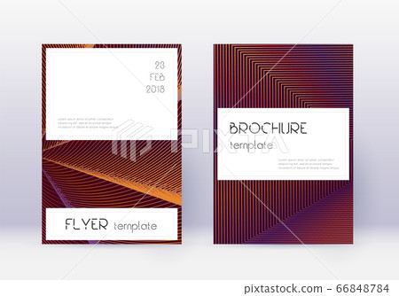 Stylish cover design template set. Orange abstract Stylish cover design template set. Orange abstract 66848784