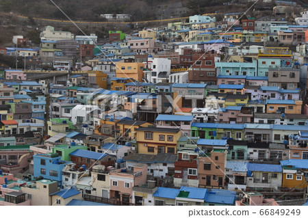 Scenery of Gamcheon-dong Cultural Village, Busan, South Korea 66849249