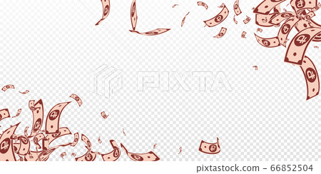 Russian ruble notes falling. Messy RUB bills on tr Russian ruble notes falling. Messy RUB bills on tr 66852504