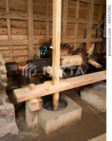 Inside the water mill 66852982