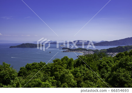 廣島縣吳市市大島縣大浦市瀨戶公園和倉橋島 66854693