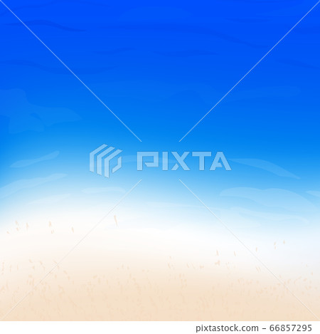 在海灘上的波浪（夏季海面圖像） 66857295