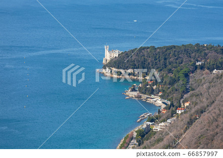 Miramare Castle Aerial 66857997