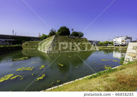 廣島縣三原市三原城堡的城堡塔 廣島縣三原市三原城堡的城堡塔 66858285