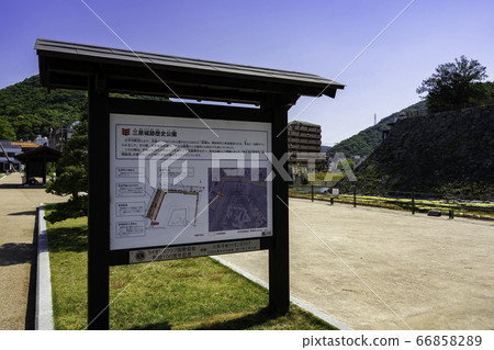The castle tower of Mihara Castle, Mihara City, Hiroshima Prefecture 66858289