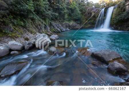 New Zealand waterfall New Zealand waterfall 66862167