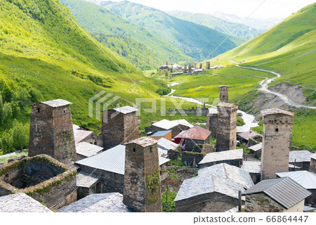 Ushguli Village World Heritage Site Svaneti Georgia (Georgia) Samegrero-Zemo Svaneti 66864447