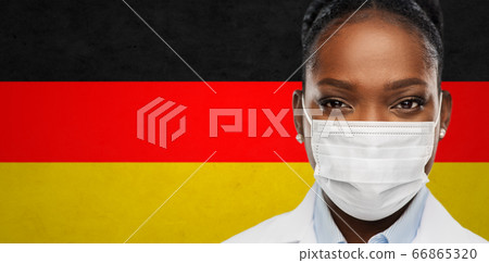 african american doctor in medical mask african american doctor in medical mask 66865320