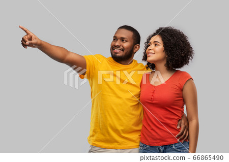 happy african american couple happy african american couple 66865490