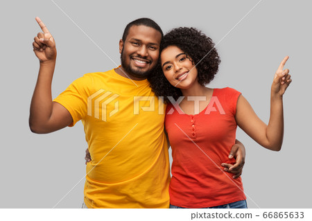 happy african american couple 66865633