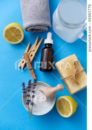 washing soda, soap, towel, dropper and clothespins washing soda, soap, towel, dropper and clothespins 66865776