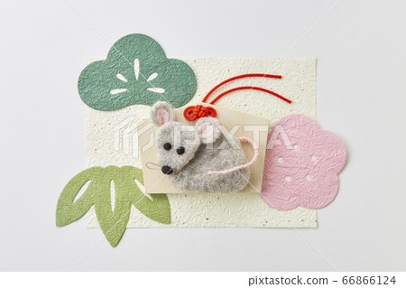 New Year's card material series-Zodiac [child] 66866124