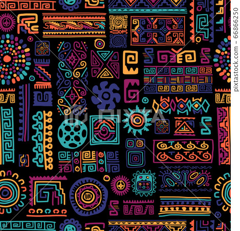 Ethnic handmade ornament, seamless pattern Ethnic handmade ornament, seamless pattern 66866250