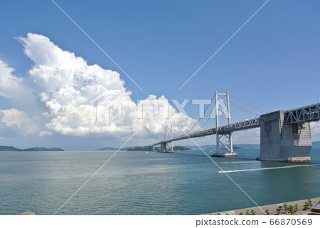 Seto Ohashi and Izumo clouds Seto Ohashi and Izumo clouds 66870569