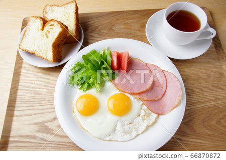 火腿雞蛋早餐 66870872