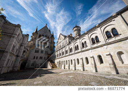 Famous Neuschwanstein Castle in Schwangau Bavaria Germany 66871774
