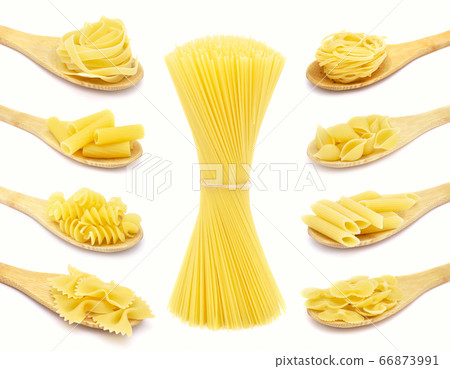 Pasta set. Raw italian food Pasta set. Raw italian food 66873991