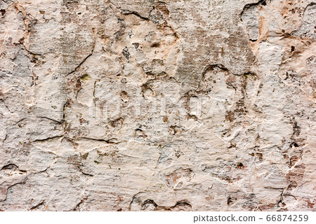 Texture of a concrete wall with cracks and Texture of a concrete wall with cracks and 66874259
