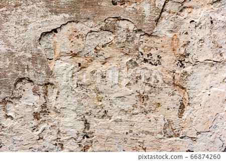 Texture of a concrete wall with cracks and Texture of a concrete wall with cracks and 66874260