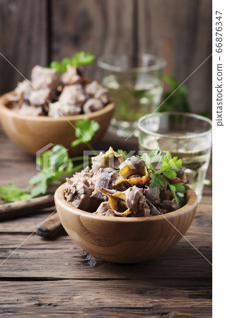 Sardinian traditional dish of murex brandaris 66876347