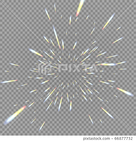 Holographic transparent reflections flare isolated on transparent background. Vector illustration Holographic transparent reflections flare isolated on transparent background. Vector illustration 66877732