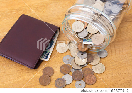 Wallet and coin savings Wallet and coin savings 66877942