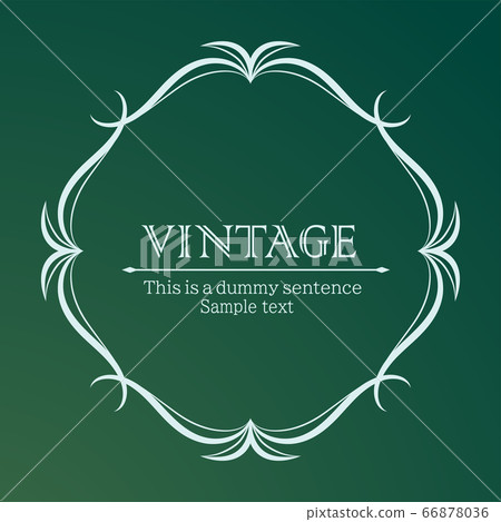 A decorative design set inspired by Christmas. Frame design with a snowflake motif A decorative design set inspired by Christmas. Frame design with a snowflake motif 66878036