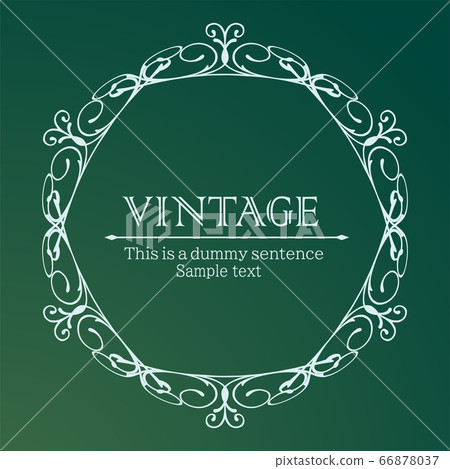 A decorative design set inspired by Christmas. Frame design with a snowflake motif A decorative design set inspired by Christmas. Frame design with a snowflake motif 66878037