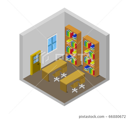 isometric library 66880672