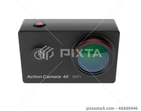Action camera. 3d rendering illustration Action camera. 3d rendering illustration 66880946