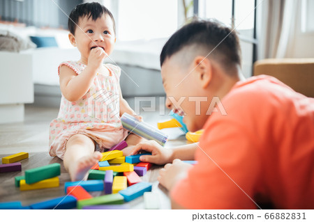 Kids playing at home Kids playing at home 66882831
