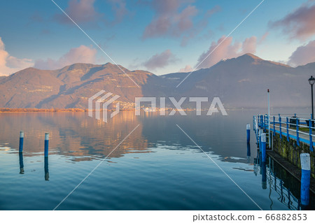 beautiful Iseo lake panorama beautiful Iseo lake panorama 66882853